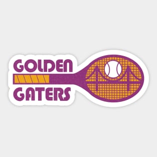 Defunct San Francisco Golden Gaters Team Tennis 1974 Sticker